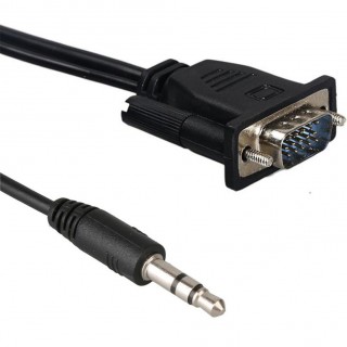 VGA към HDMI 1080P HD Audio TV AV HDTV видео кабел - конвертор, адаптер